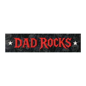 "Dad Rocks" Magnetic Grill - Rock Shop Repeat