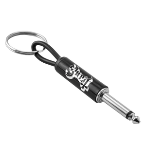 Ghost Logo Guitar Plug Keychain - Rock Shop Repeat