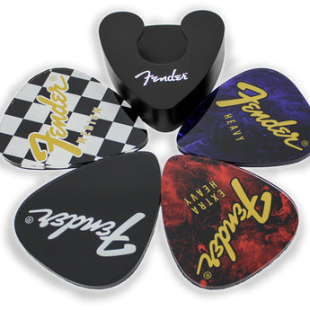 Fender Guitar Pick Shaped Coasters (Set of 4) - Rock Shop Repeat