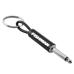 Fishman Logo Guitar Plug Keychain