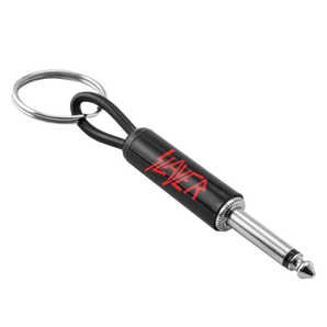 Slayer Red Logo Plug Keychain